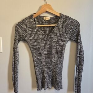 Ambiance Monochrome Knit Top